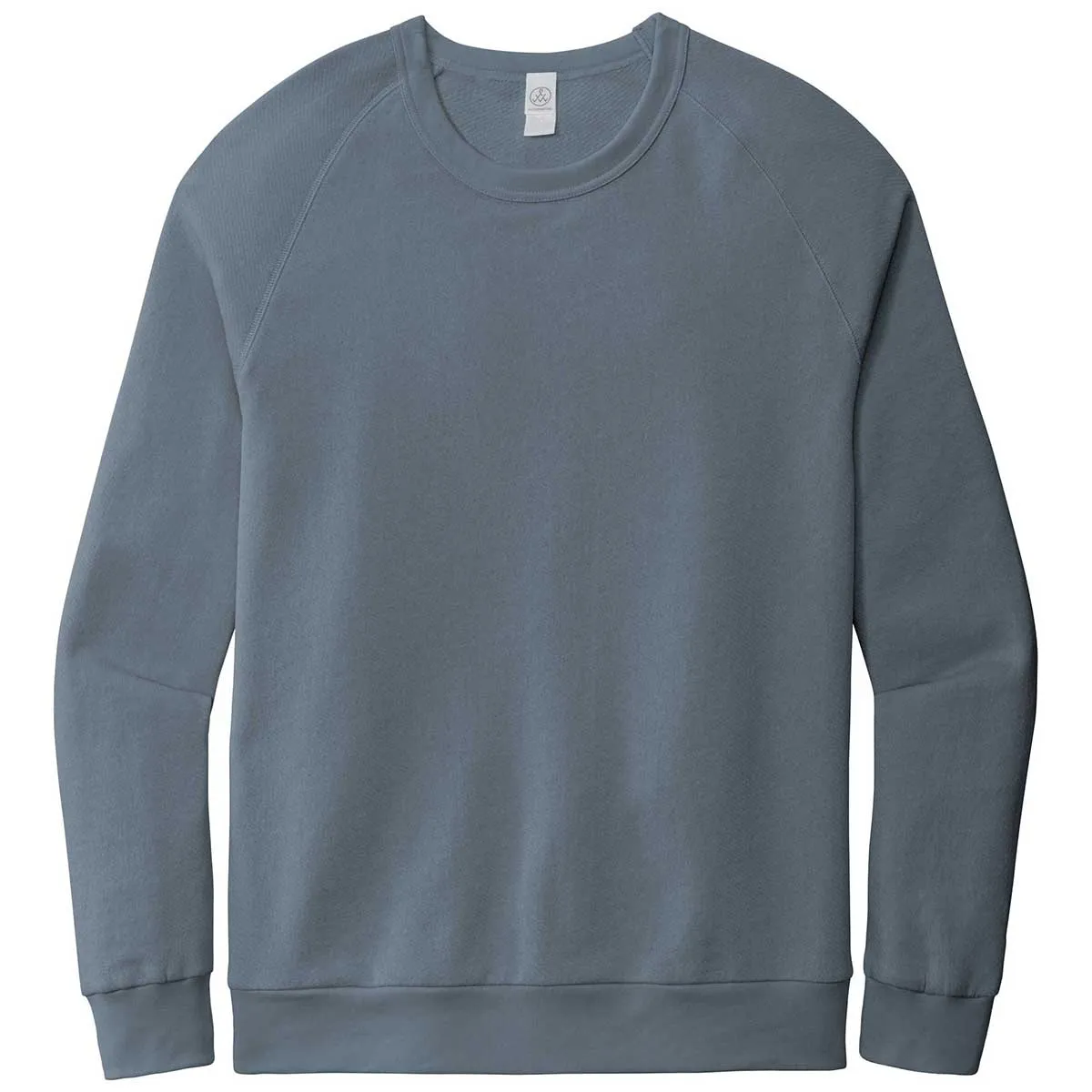 Alternative Apparel Men's Washed Denim Washed Terry Champ Pullover