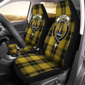 Barclay Dress Tartan Car Seat Cover with Family Crest