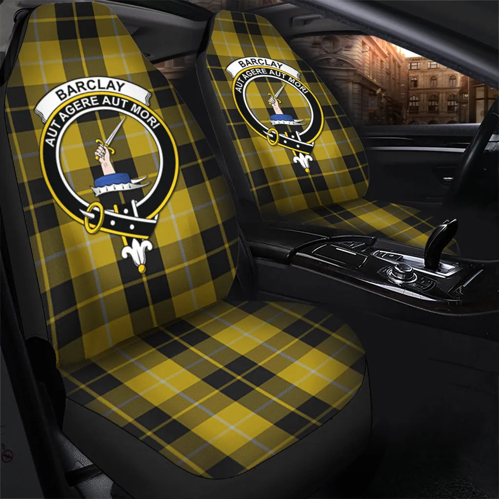 Barclay Dress Tartan Car Seat Cover with Family Crest