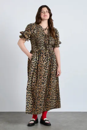 Bluebelle Midi Dress Leopard Print