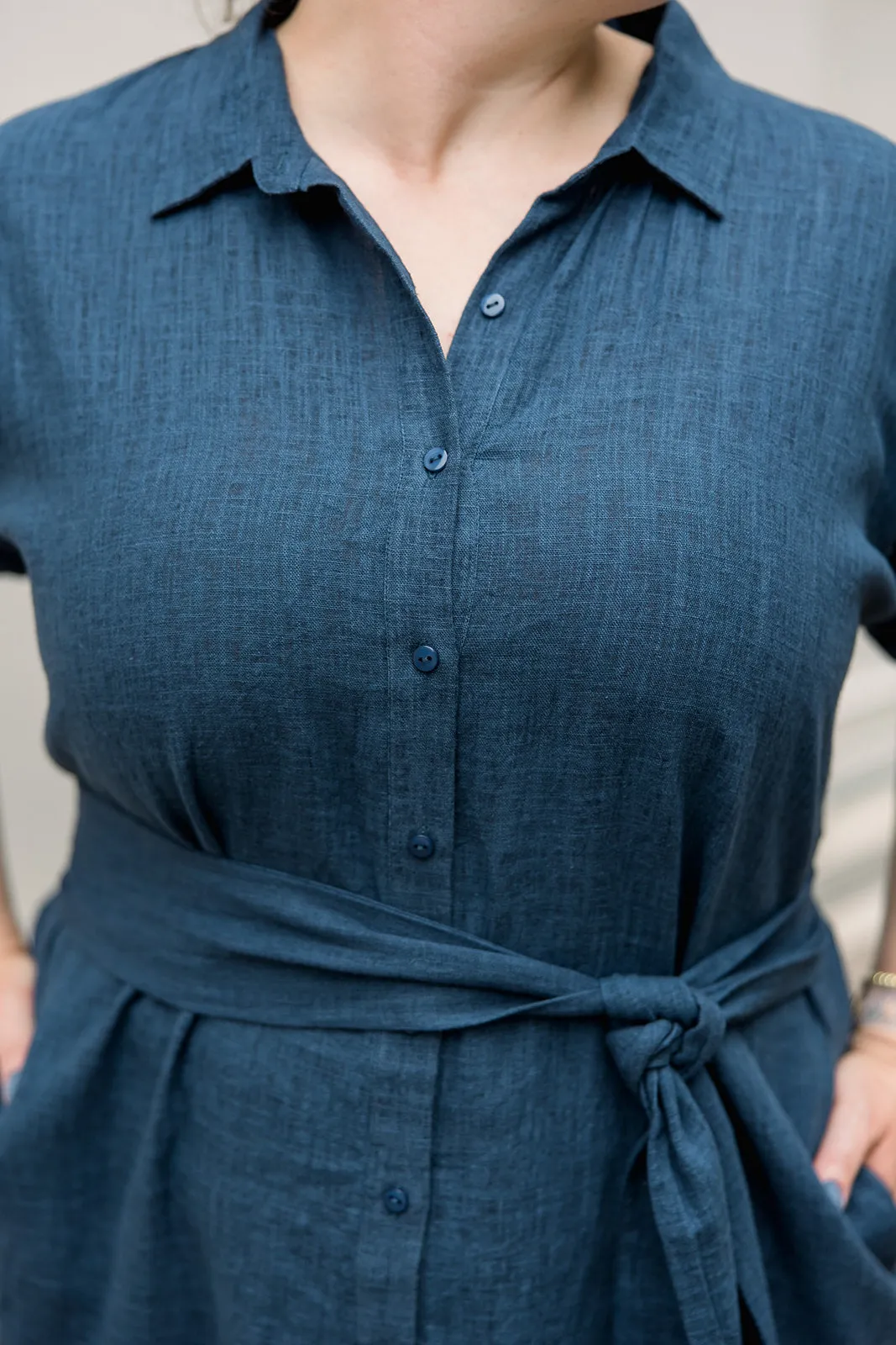 Button-Up Shirt Dress