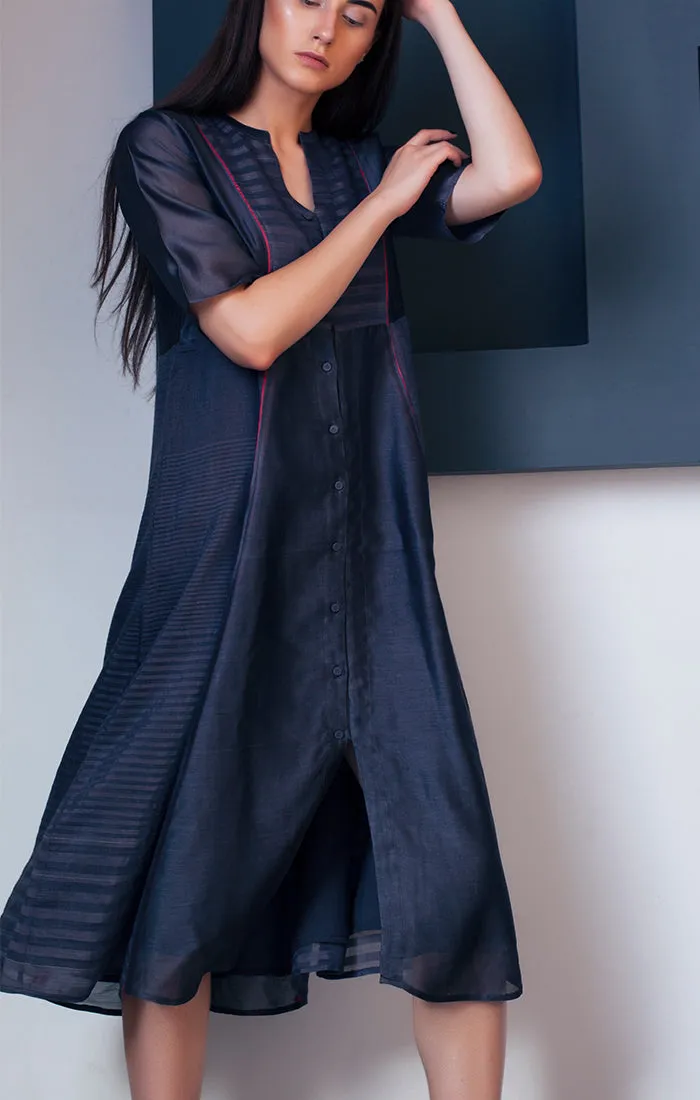 Chanderi Midi Dress