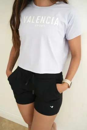 Crop T Shirt Powder Blue
