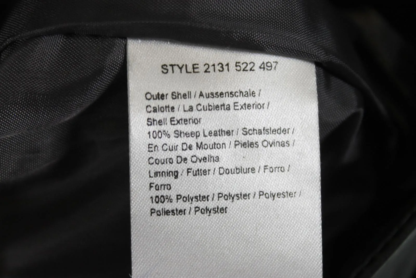 DAY BIRGER ET MIKKELSEN Ladies Black Leather Knee Length Pencil Skirt EU40 UK12