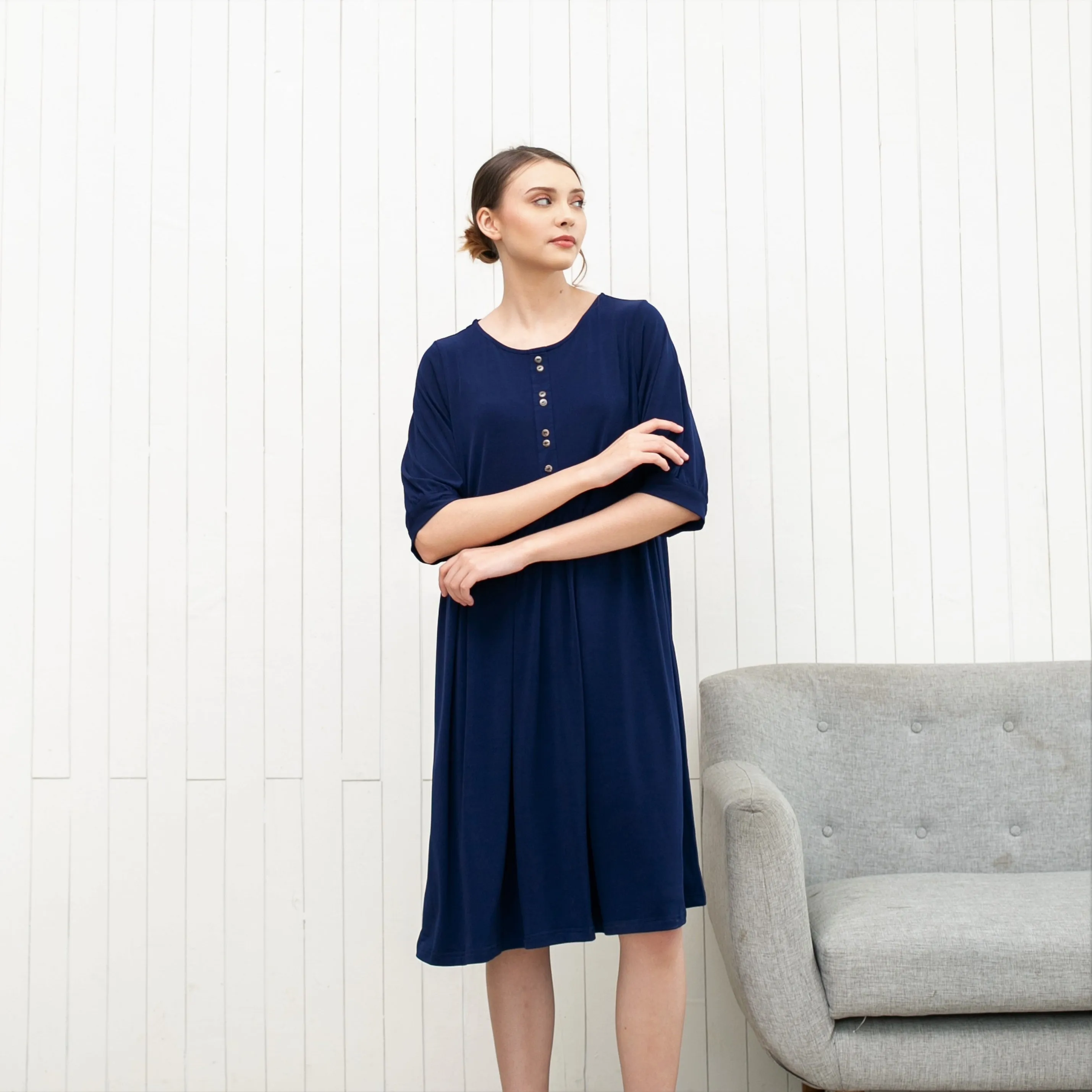 Dolly Dress Navy
