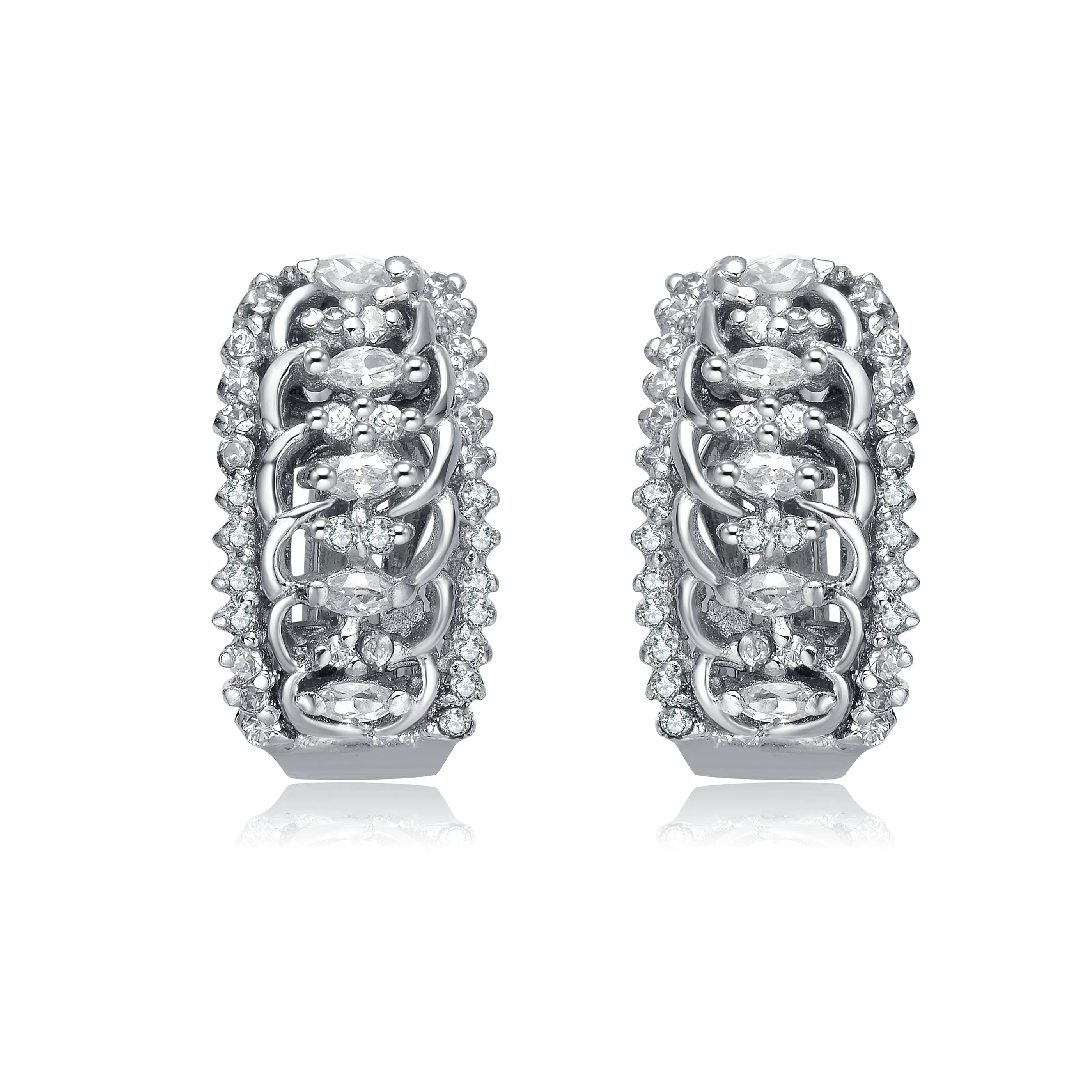 Elise Midi Hoop Earrings