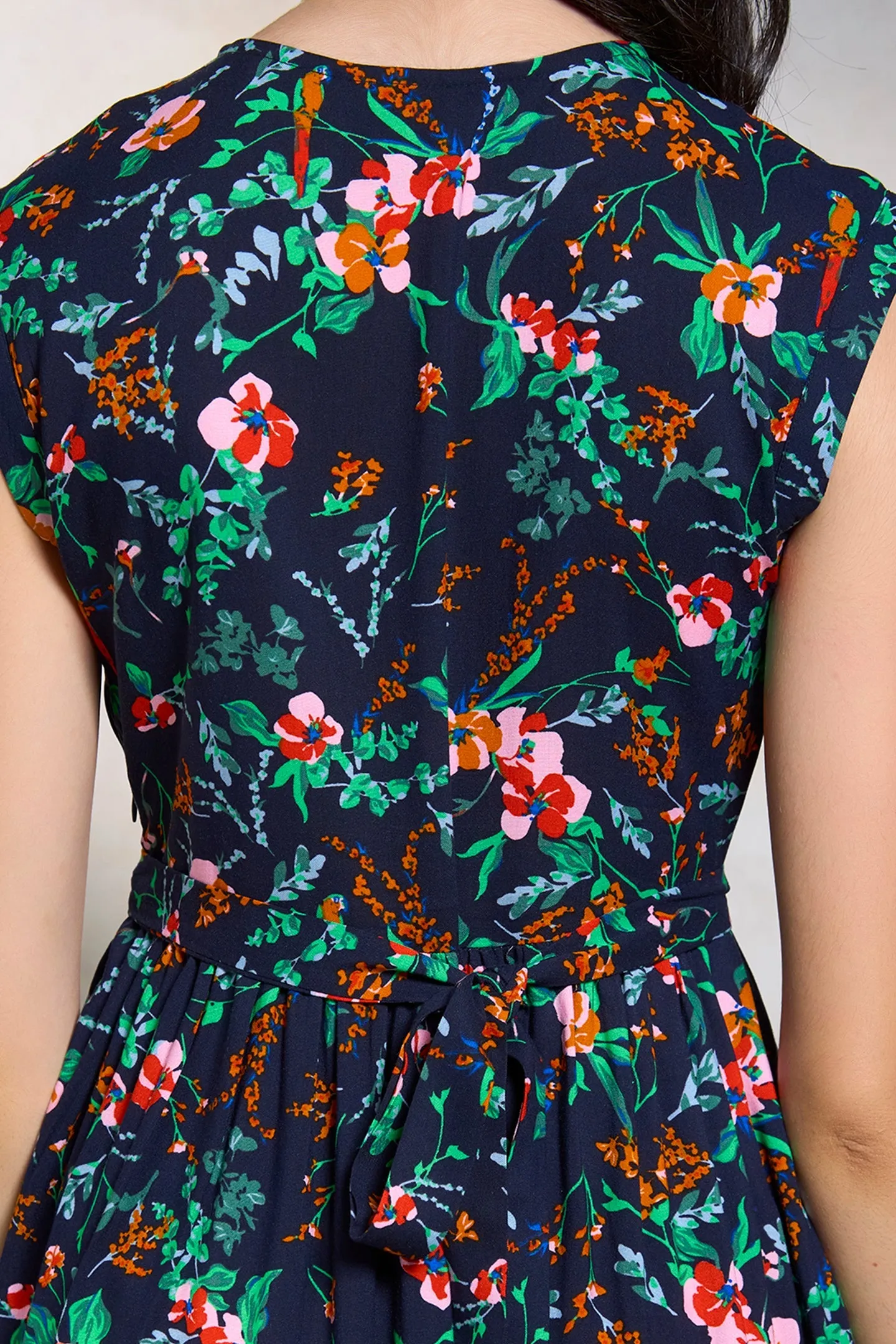 Hriya|Floral Midi Dress