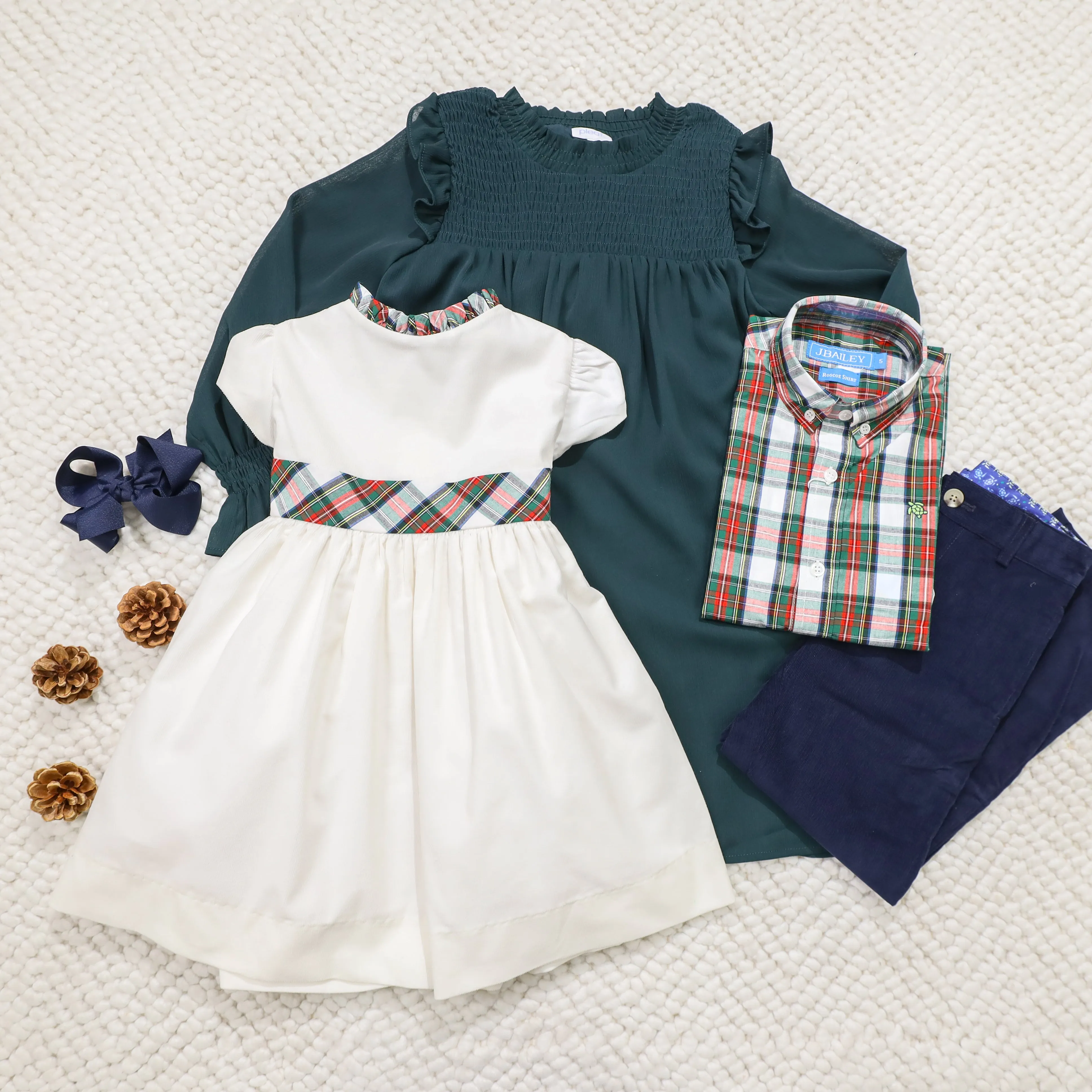 Lottie Dress- Dark Green