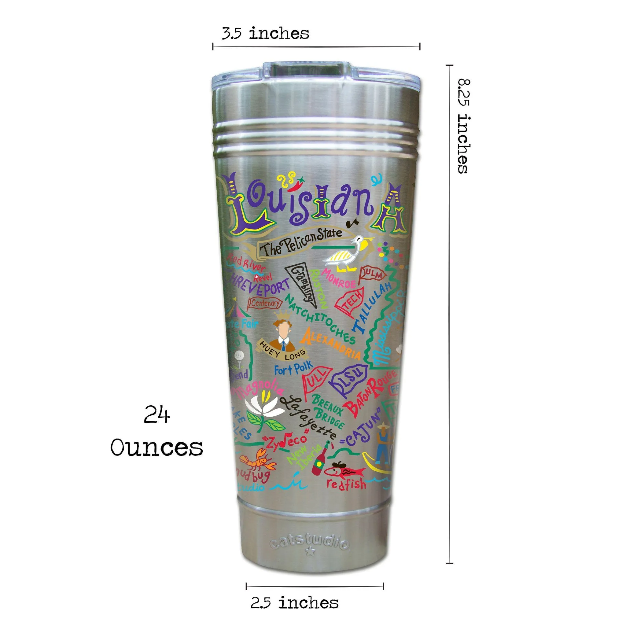 Louisiana Thermal Tumbler