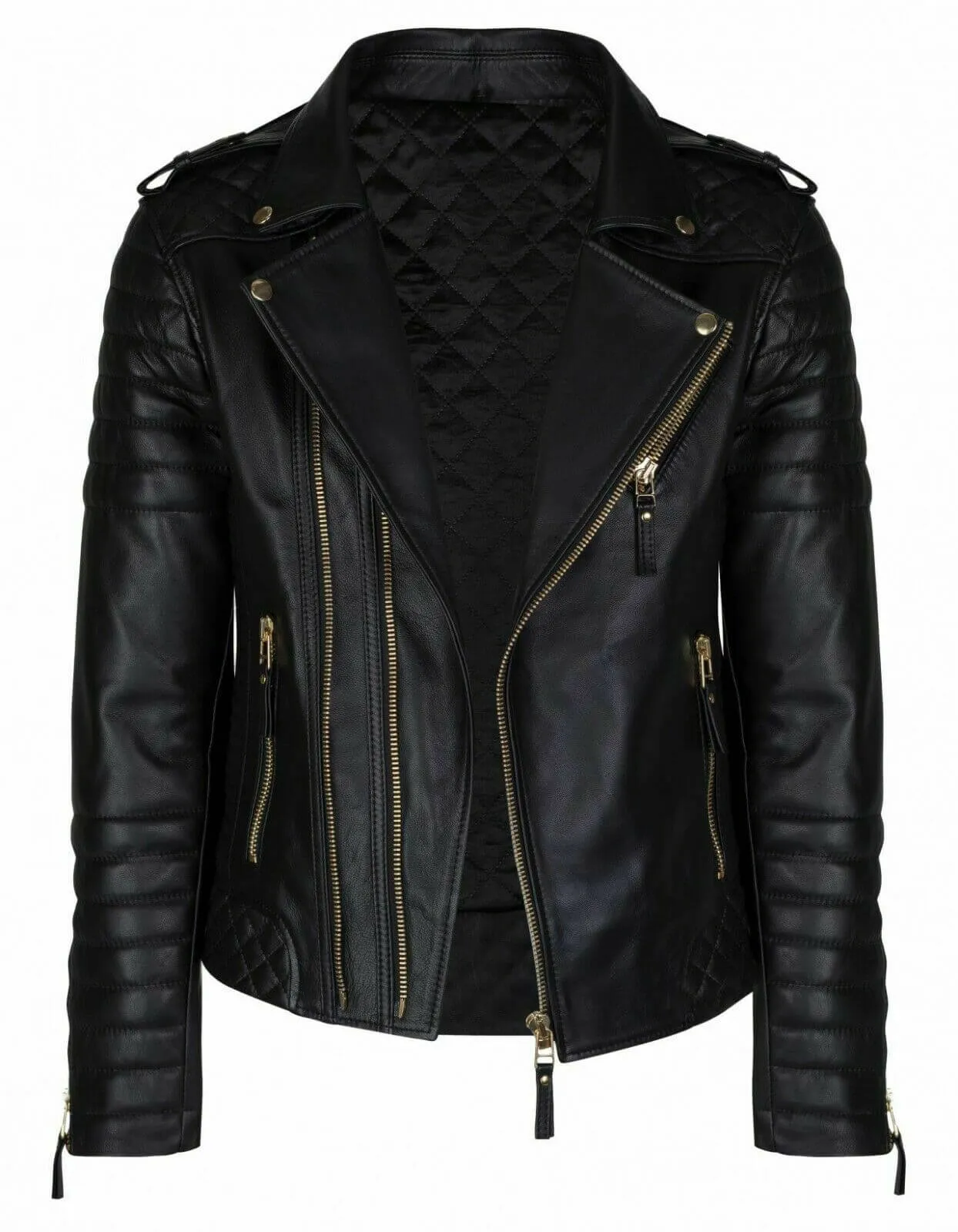 New Men's biker leather jacket, Mens fashion black motorcycle leather jackets