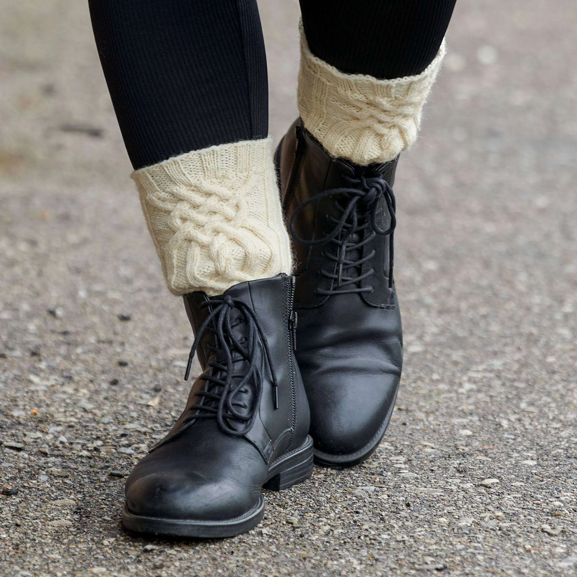 Patons Cables And Ribs Knit Socks