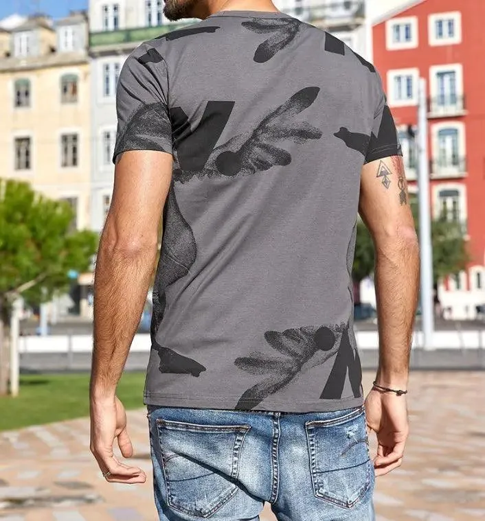 Printed Half-Sleeve T-Shirt
