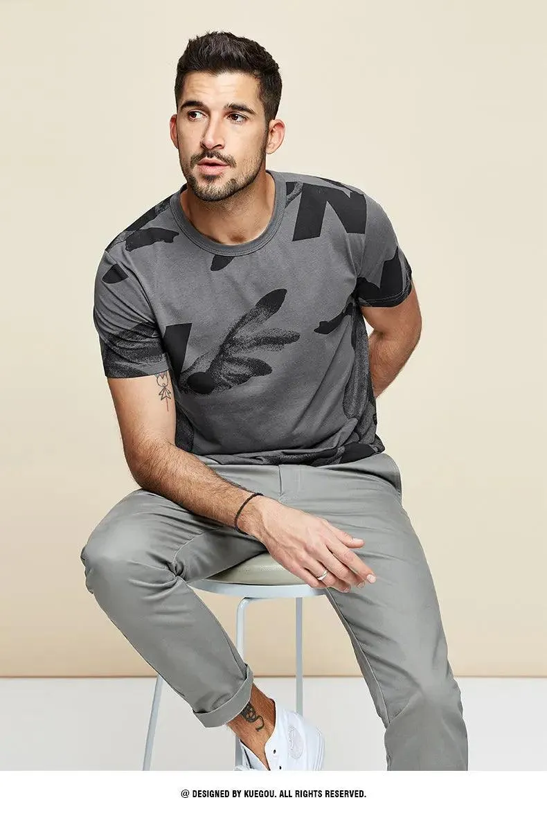 Printed Half-Sleeve T-Shirt