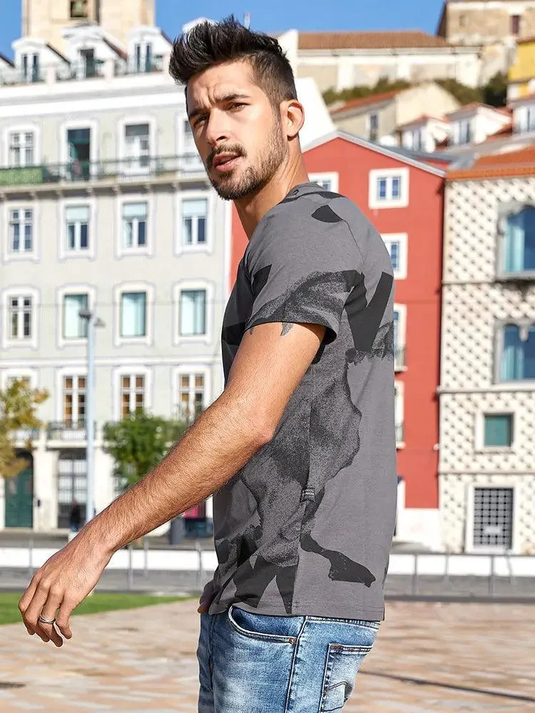 Printed Half-Sleeve T-Shirt
