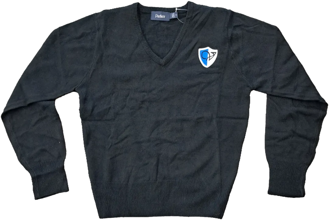 Pullover, Vanguard Embroidery Black and Grey