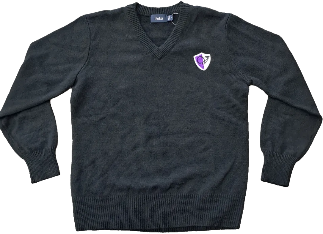 Pullover, Vanguard Embroidery Black and Grey