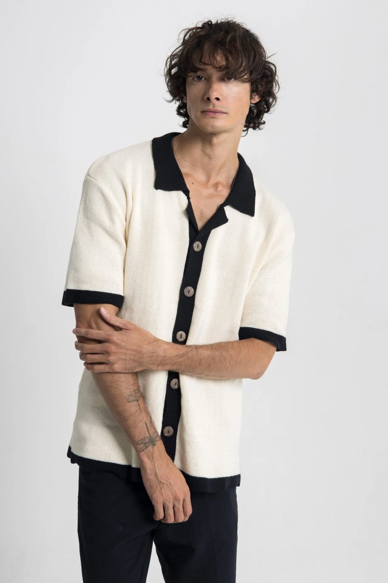 Russell Knit SS - Vintage White