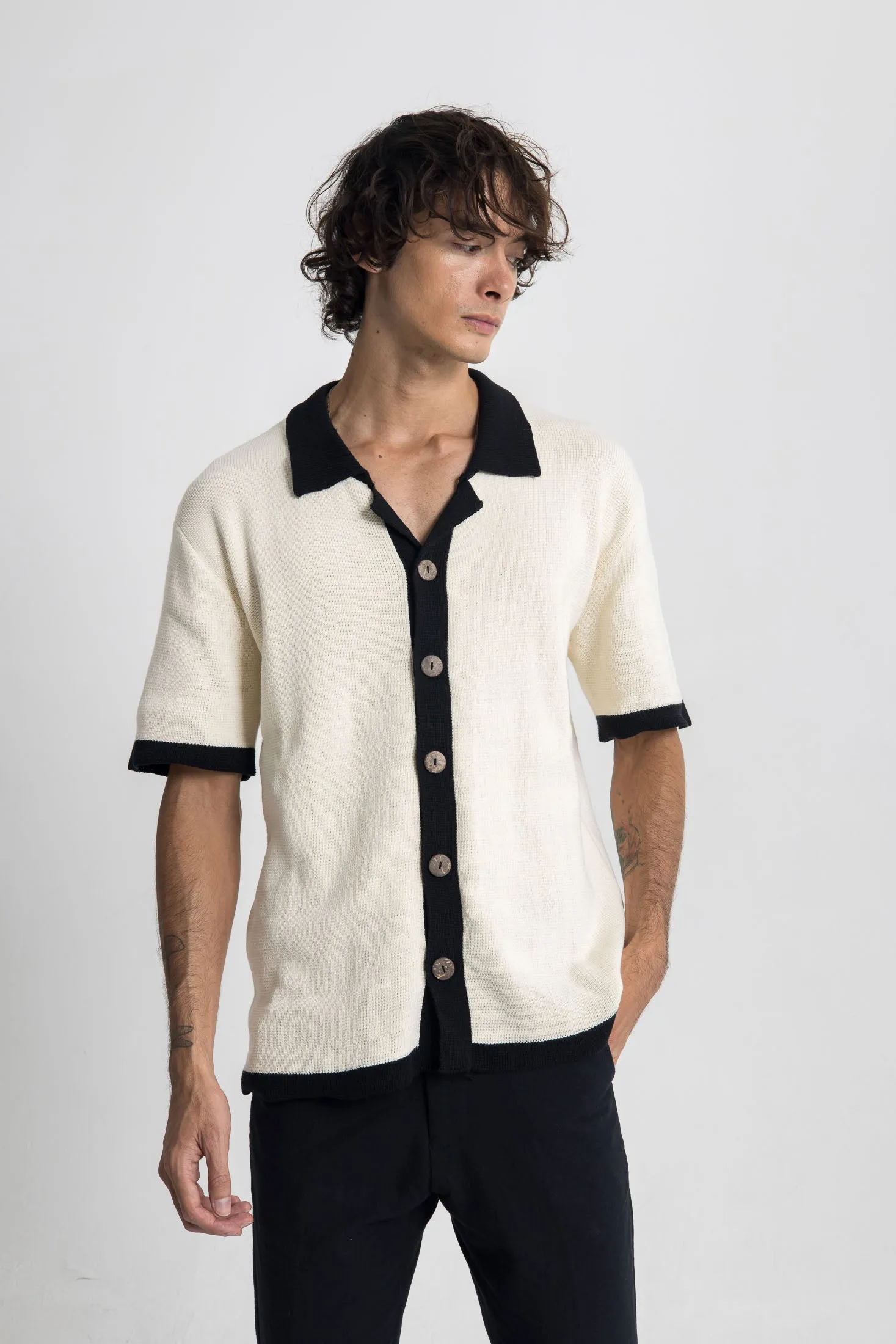 Russell Knit SS - Vintage White