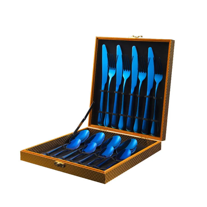 Stainless Steel Tableware Four Main Pieces Foreign Trade Gift Set Western Food Knife, Fork and Spoon