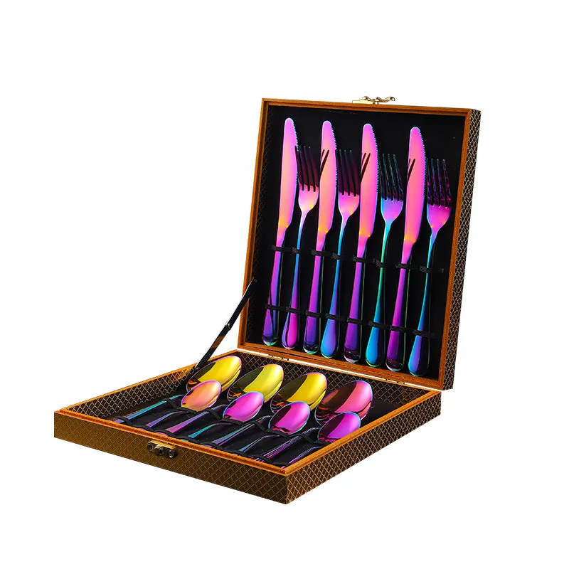 Stainless Steel Tableware Four Main Pieces Foreign Trade Gift Set Western Food Knife, Fork and Spoon