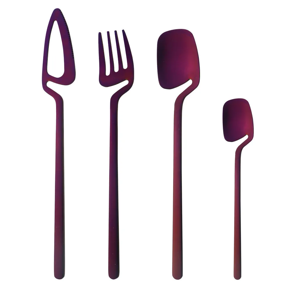 Stainless Steel Tableware Simple Personality Creative Hanging Wall Hanging Cup Knife, Fork and Spoon Hanging Cup Coffee Spoon Kit
