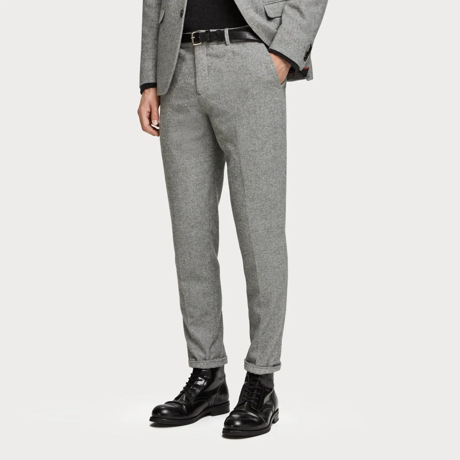Stuart Wool Trousers (Grey)