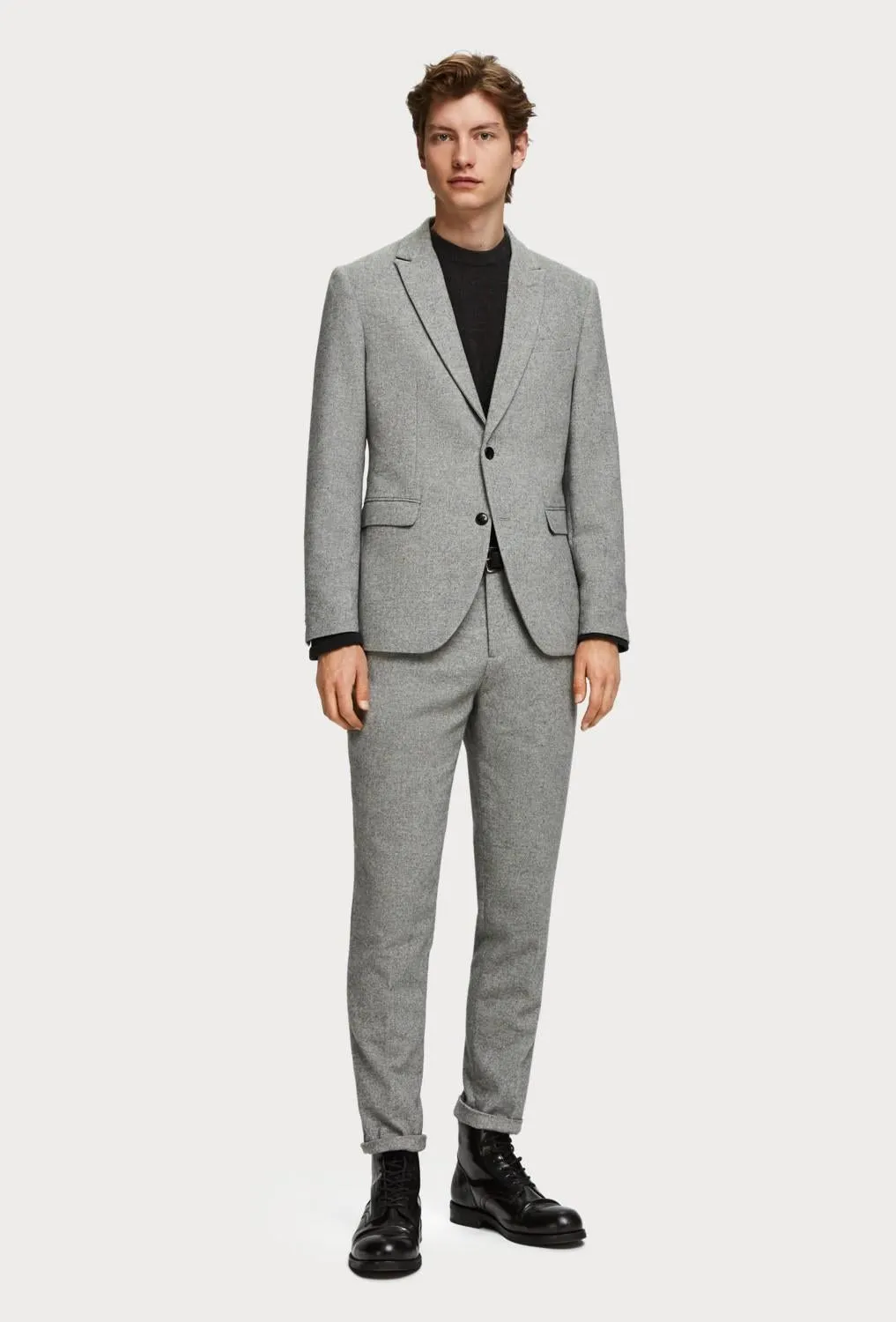 Stuart Wool Trousers (Grey)