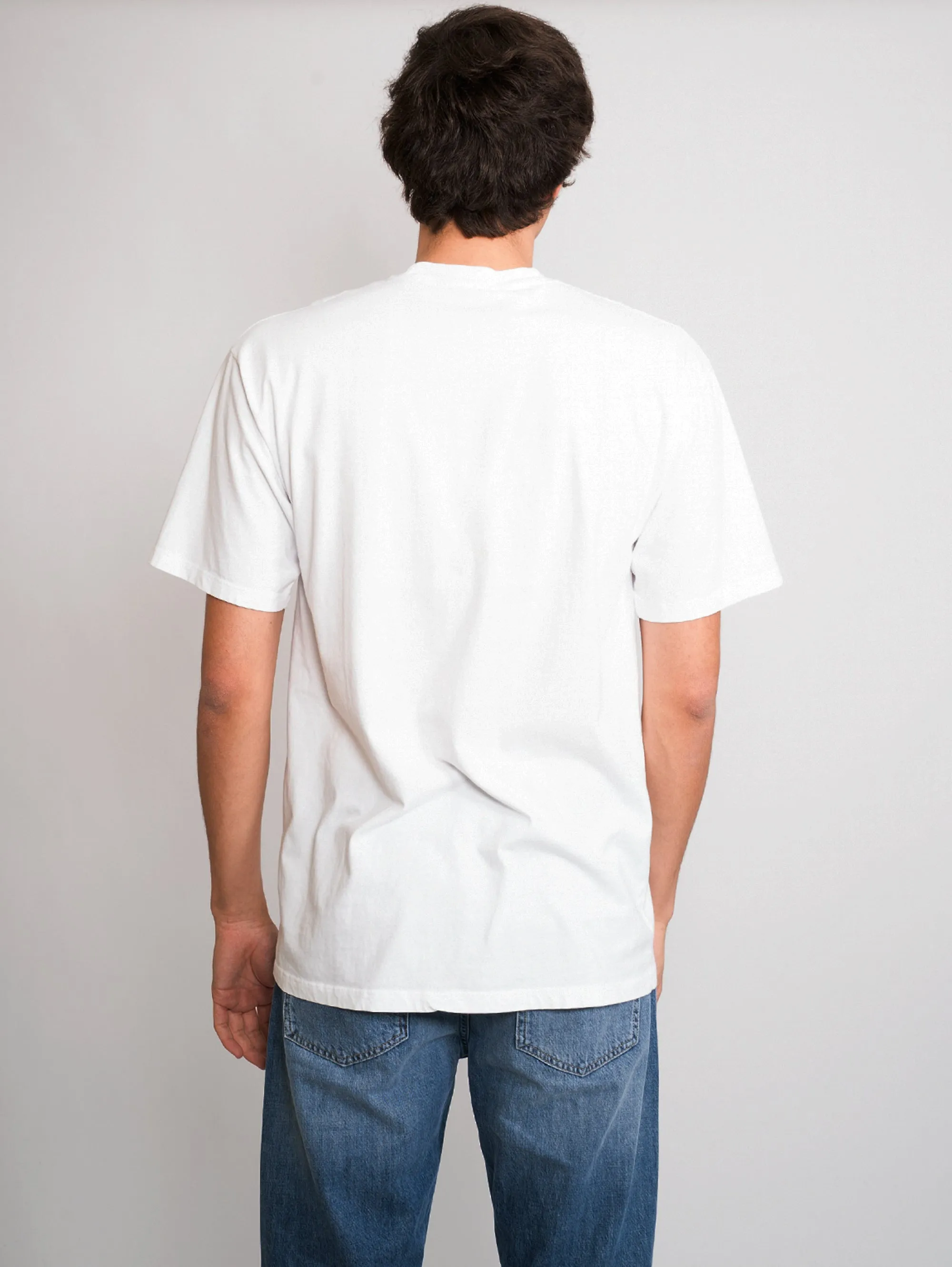 T-shirt reversibile con Stampa Interna Bianco