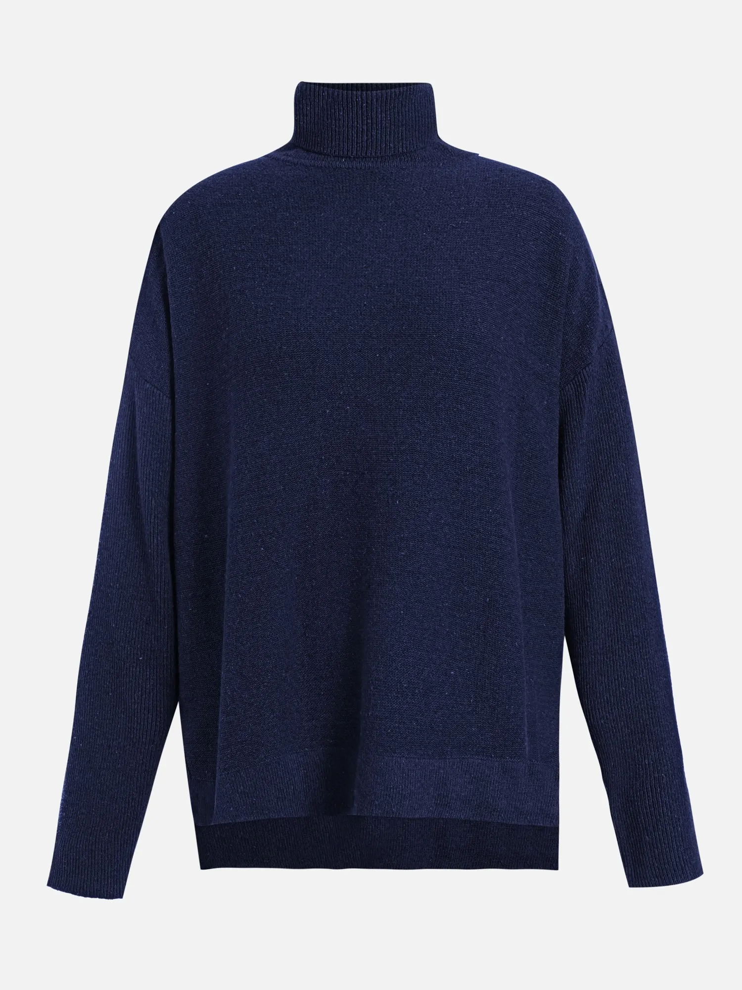 Wool-Blend Turtle Neck Pullover