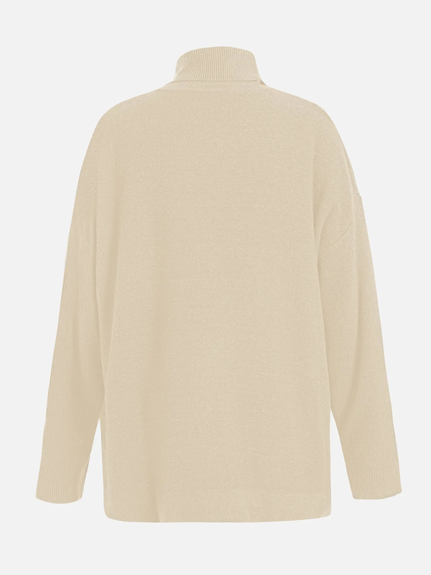 Wool-Blend Turtle Neck Pullover