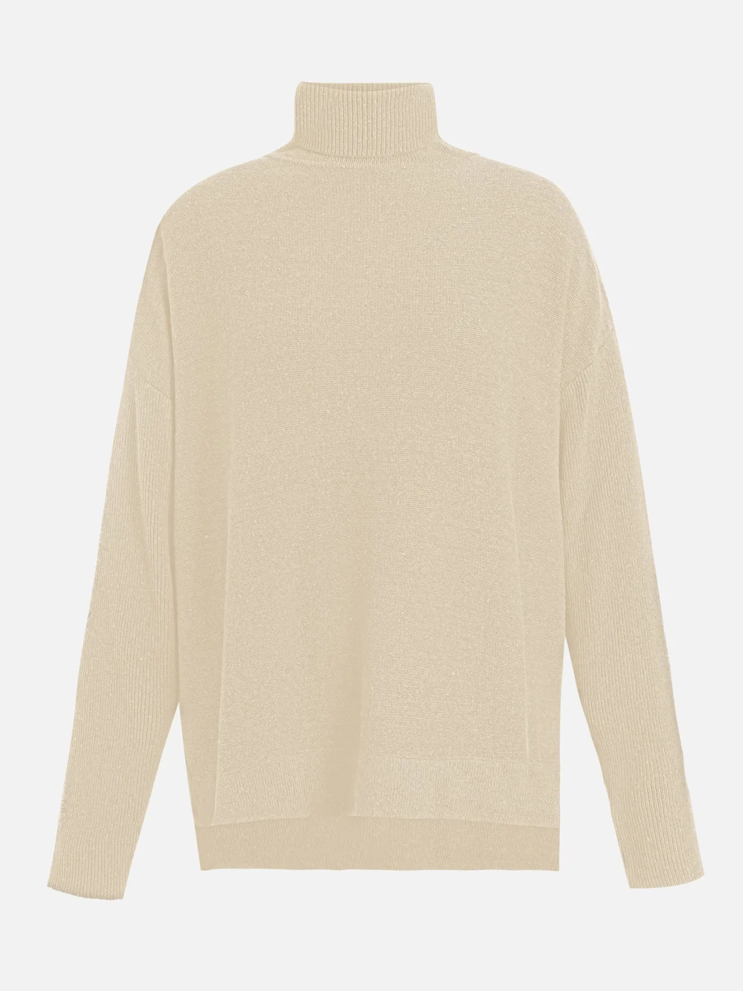 Wool-Blend Turtle Neck Pullover